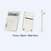 CASIO JT-200T-GY 12位纖巧桌上型計算機  太陽能環保計數機